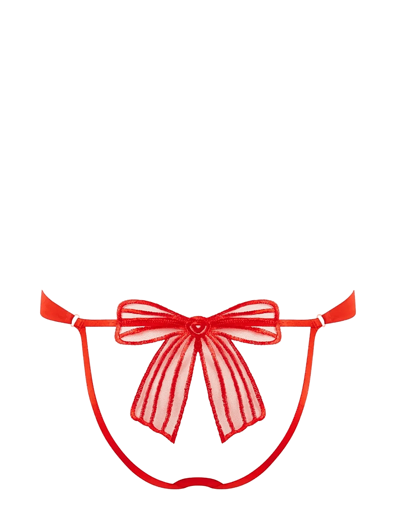 Bluebella - Annabel Open-Back Brief - string - red - 2