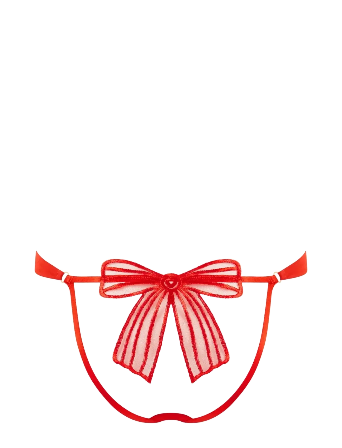 Bluebella - Annabel Open-Back Brief - thongs - red - 2