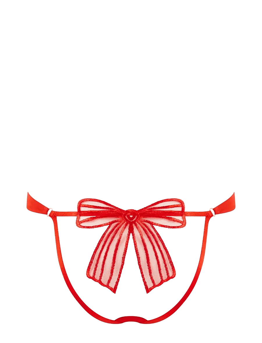 Bluebella - Annabel Open-Back Brief - tangas - red - 2