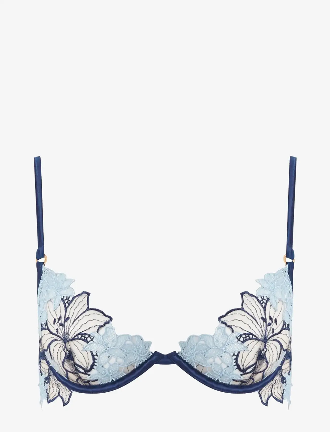 Bluebella - Calantha Wired Bra - bøjle-bh’er - navy peony/ice water blue/sheer - 1