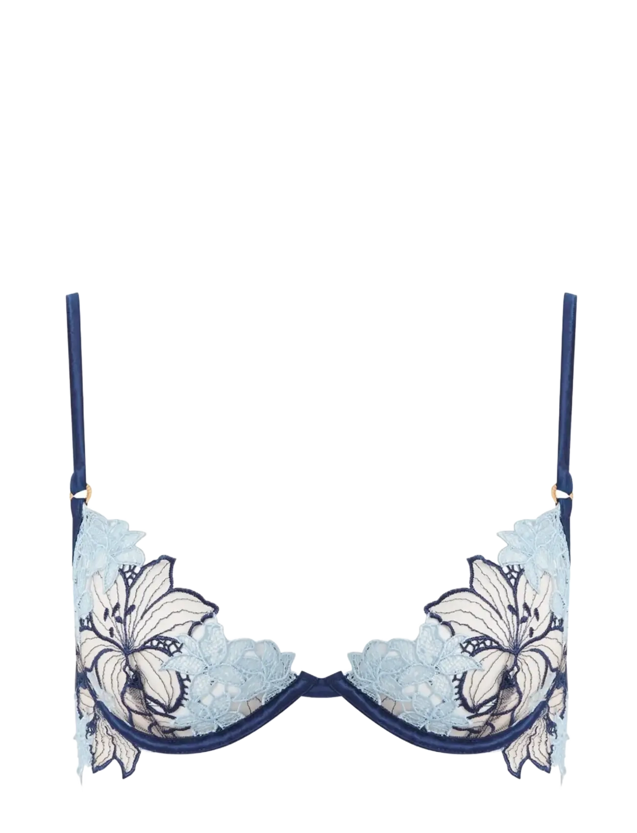 Bluebella Calantha Wired Bra - Unterwäsche - NAVY PEONY/ICE WATER BLUE/SHEER / blue