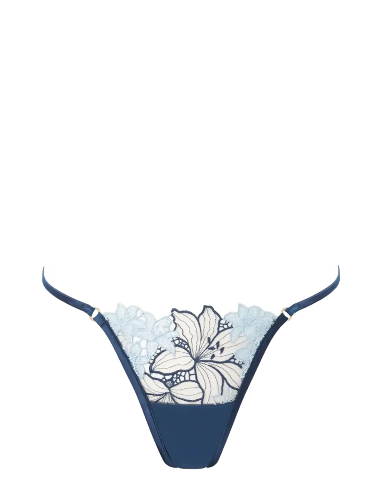 Bluebella Calantha Brief - Culottes et bas - NAVY PEONY/ICE WATER BLUE/SHEER / blue