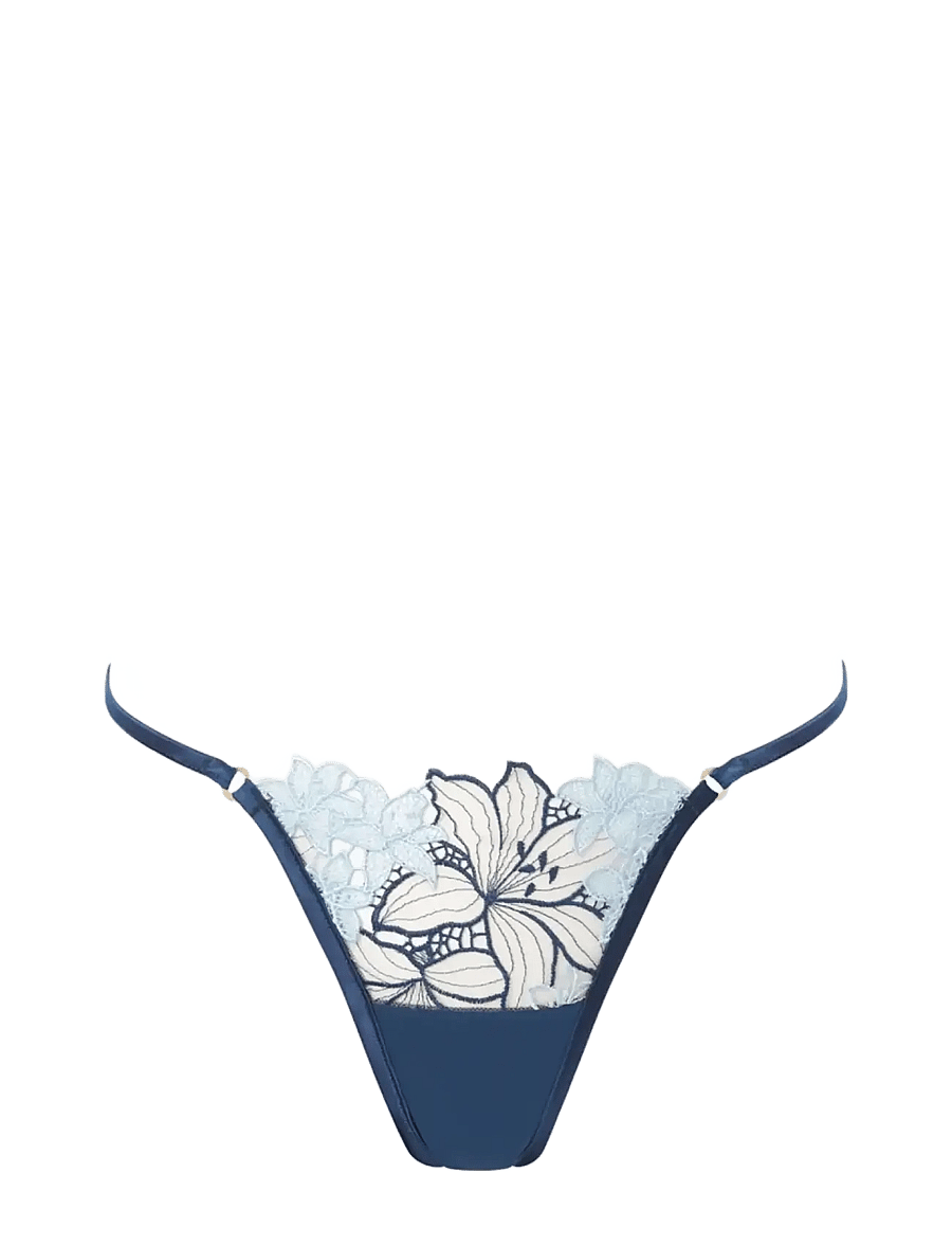 Bluebella - Calantha Brief - slips - navy peony/ice water blue/sheer - 1