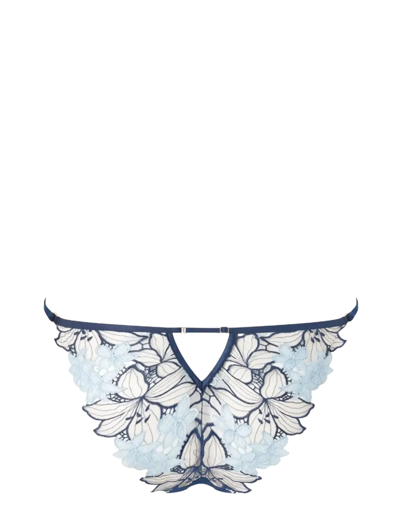 Bluebella - Calantha Brief - slips - navy peony/ice water blue/sheer - 2