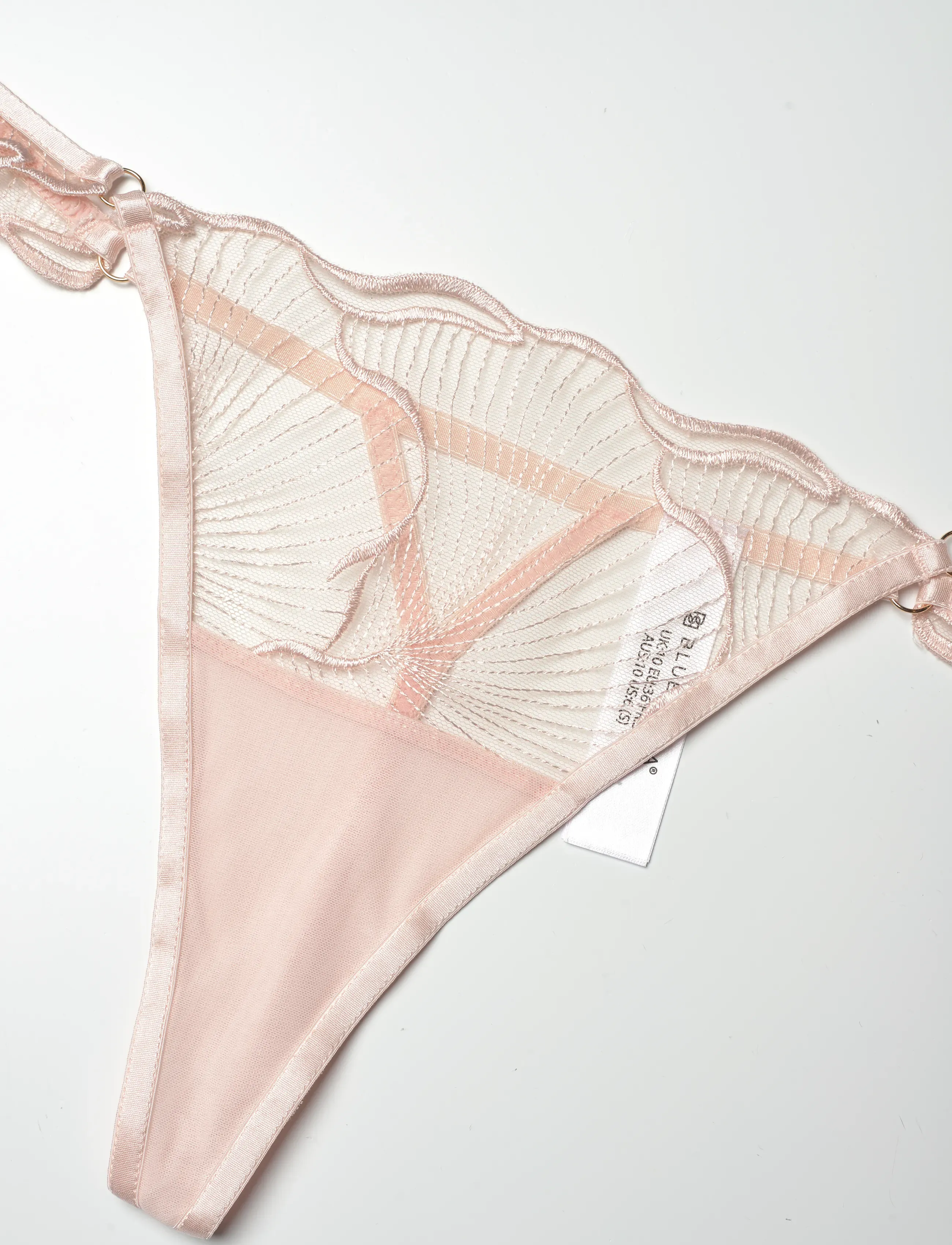 Bluebella - Marabel Thong - tangas - pearl pink/sheer - 1