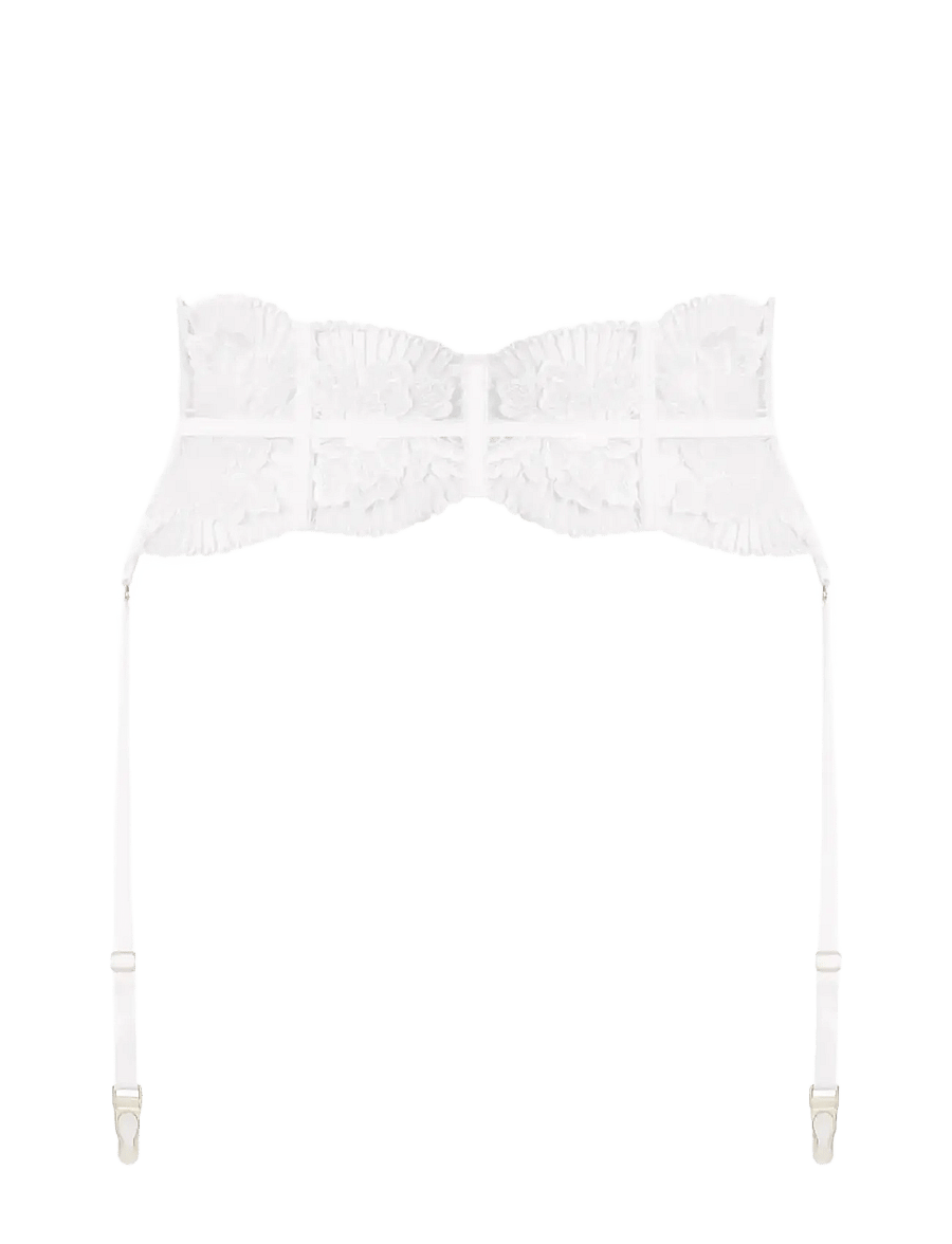 Bluebella - Gabriella Waspie Suspender (with detachable suspenders) - strumpfhalter - white - 1