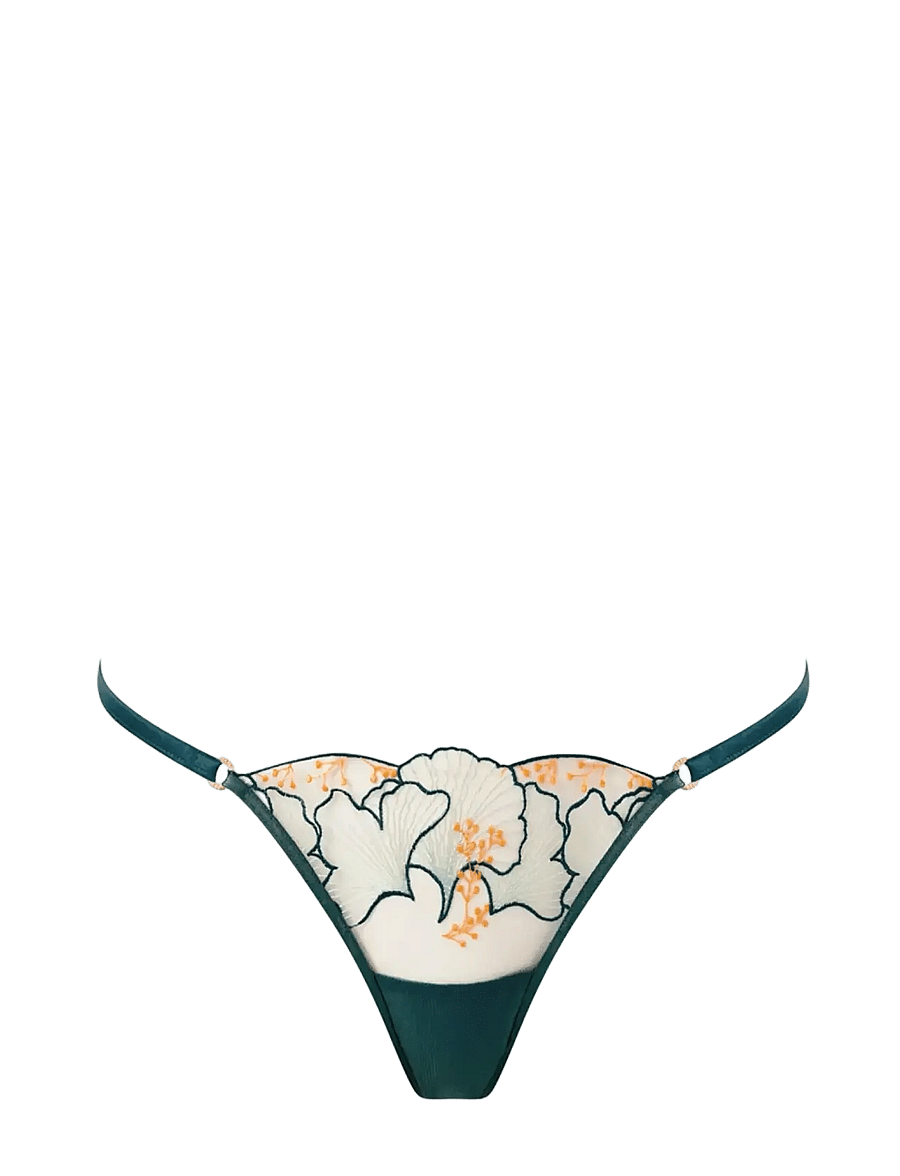 Bluebella - Gianna Thong - tangas - jelly mint/teal/orange peel/sheer - 1