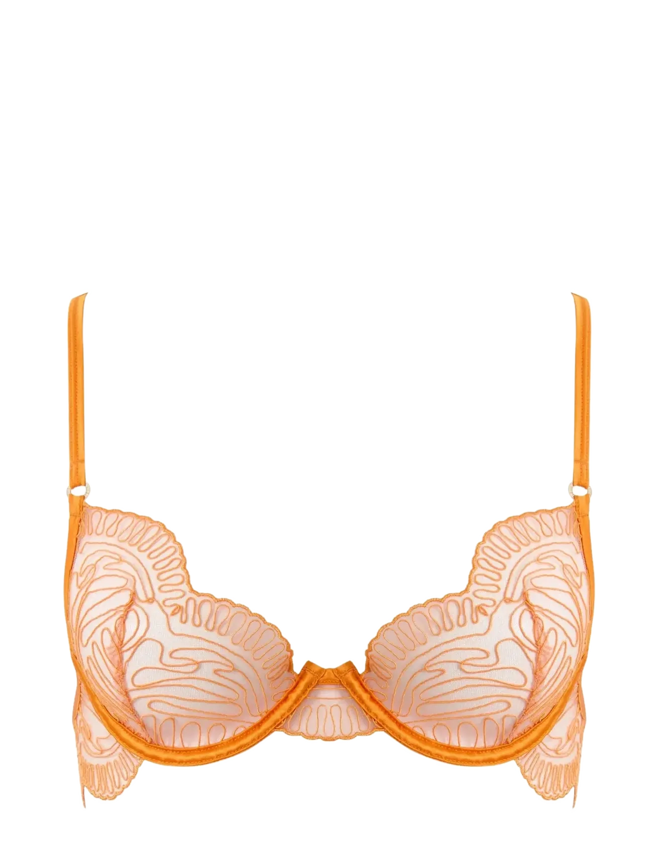 Bluebella Leliana Wired Bra - BH'er - ORANGE PEEL/SHEER / orange