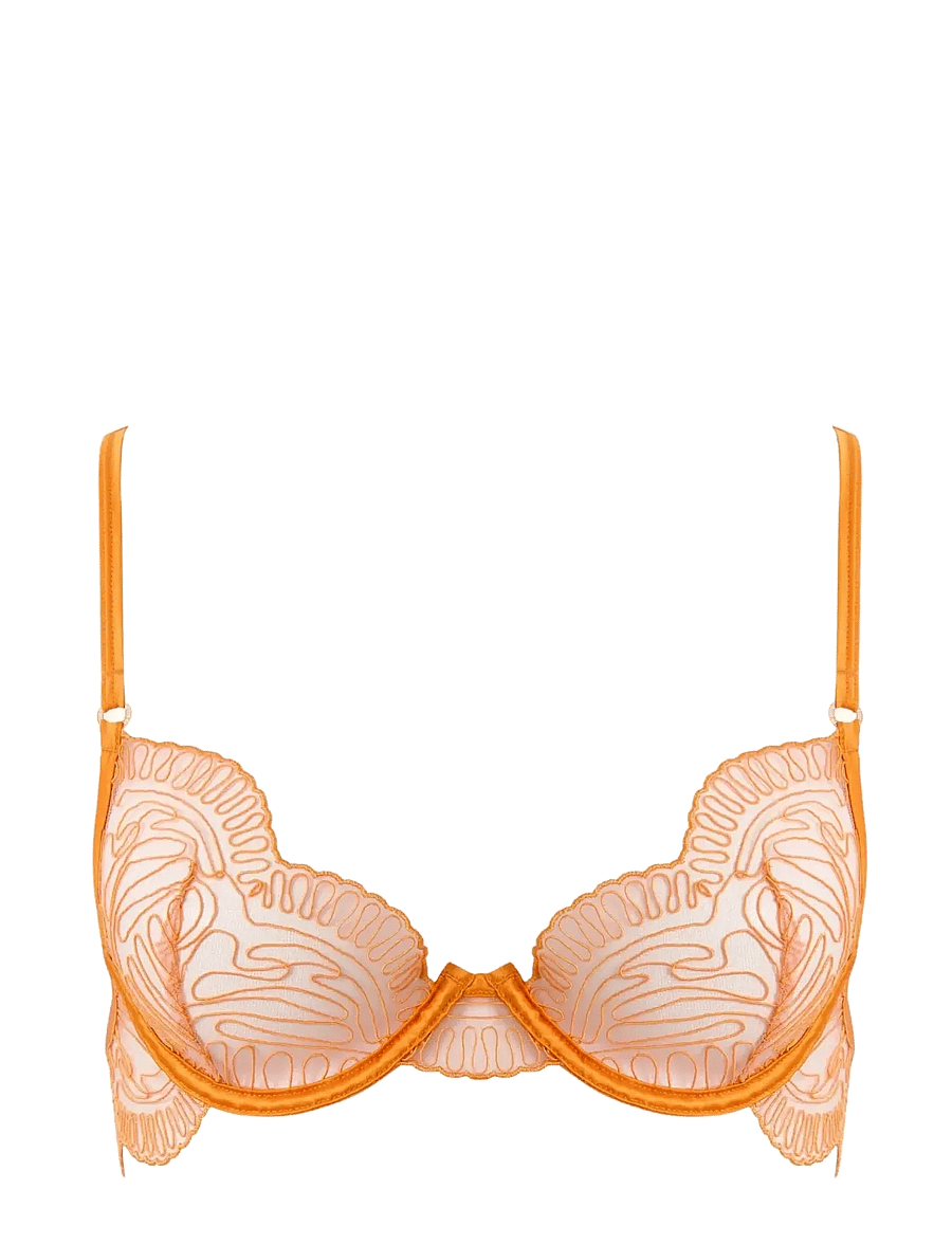 Bluebella - Leliana Wired Bra - bøjle-bh’er - orange peel/sheer - 1