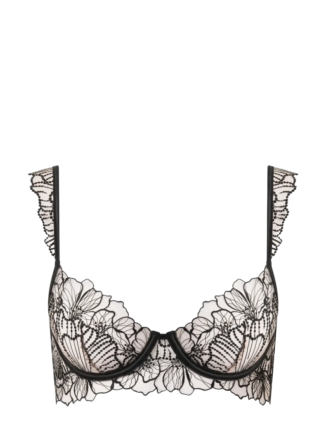 Bluebella Amarosa Wired Bra - Festtøj - BLACK/SHEER / black