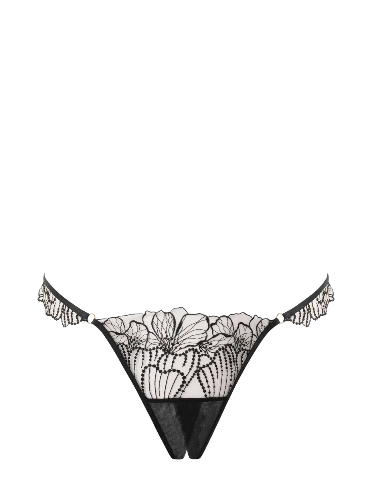 Bluebella Amarosa Ouvert Brief - Briefs - BLACK/SHEER / black