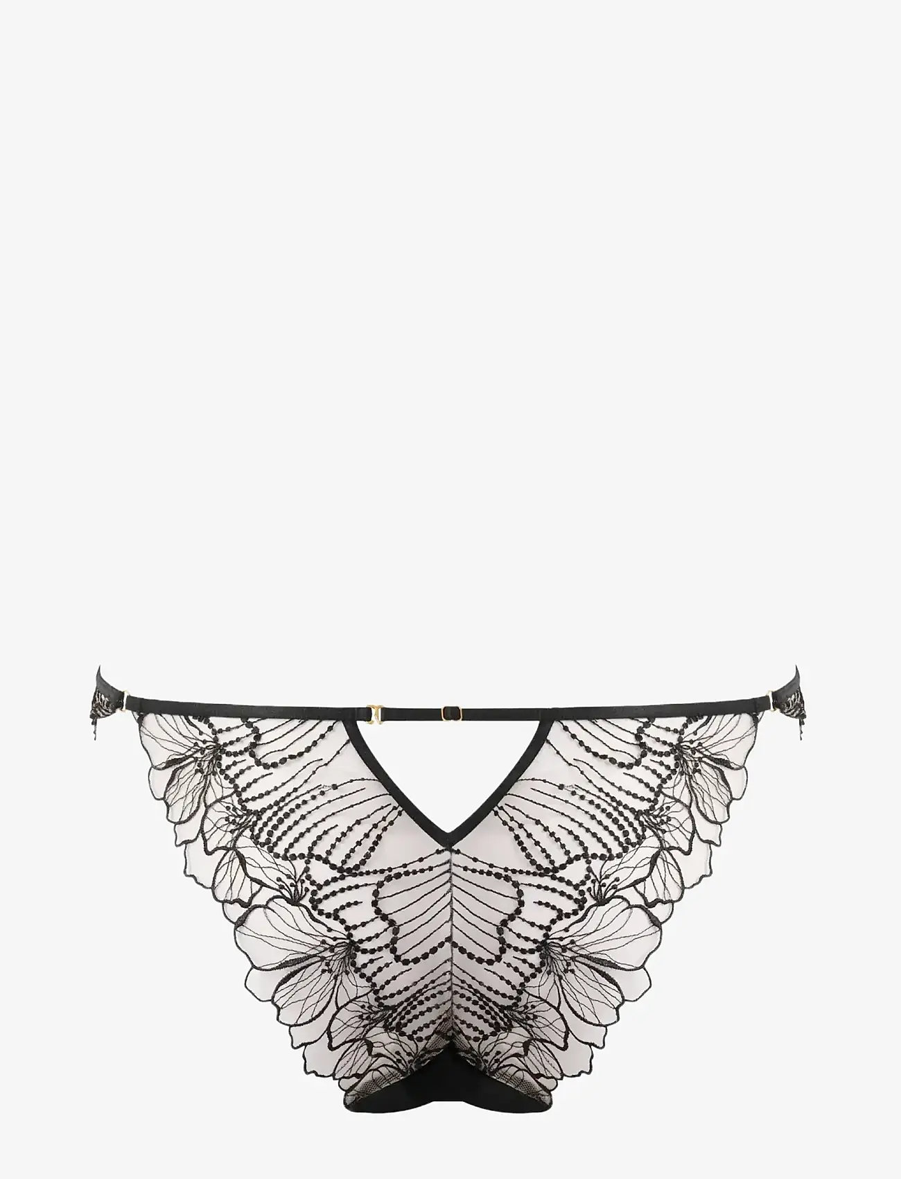 Bluebella - Amarosa Ouvert Brief - slips - black/sheer - 2