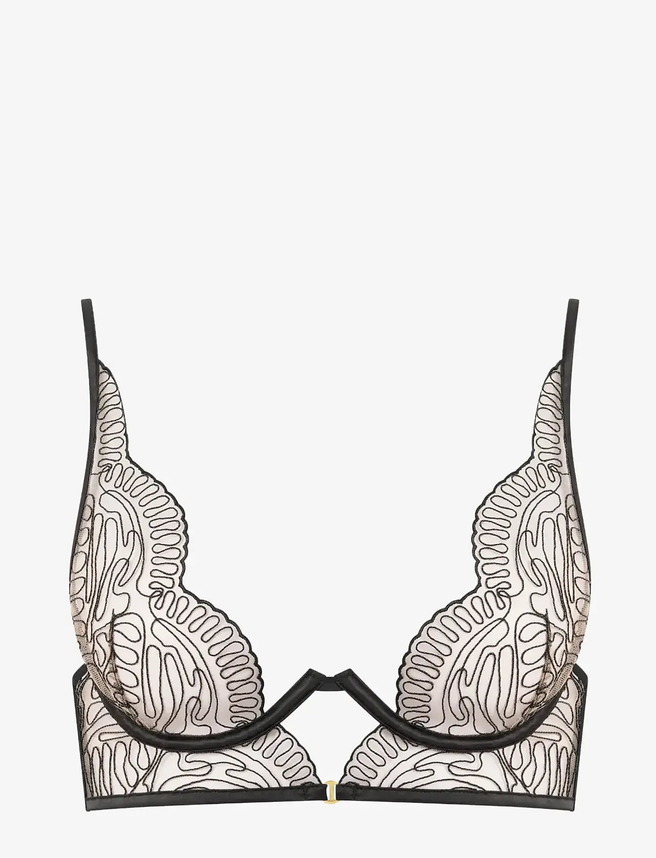 Bluebella - Leliana Wired Longline Bra - bøjle-bh’er - black/sheer - 1