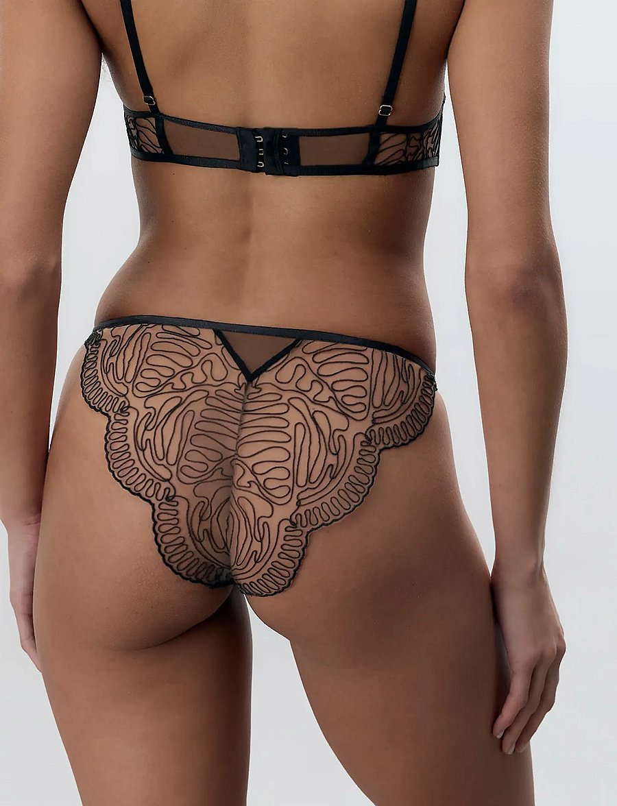 Bluebella - Leliana Brief - nærbuxur - black/sheer - 5