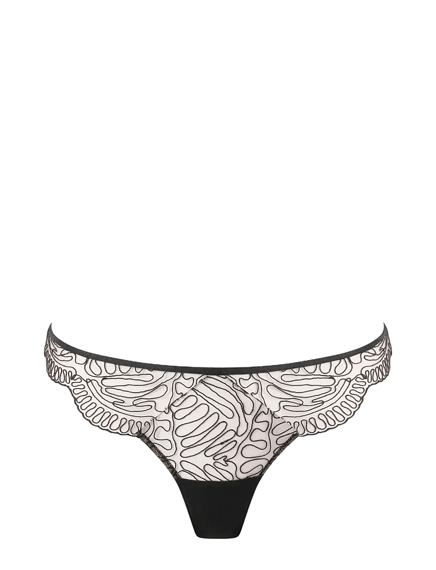 Bluebella - Leliana Thong - string - black/sheer - 1