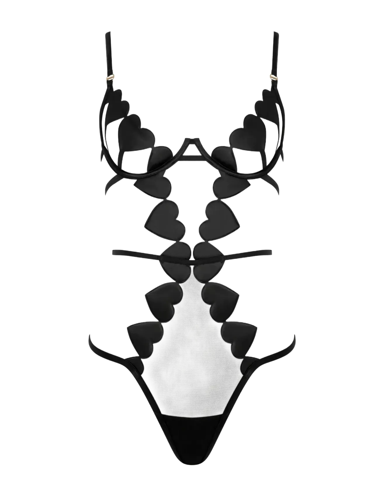 Bluebella Gia Wired Body - Underkläder - BLACK / black