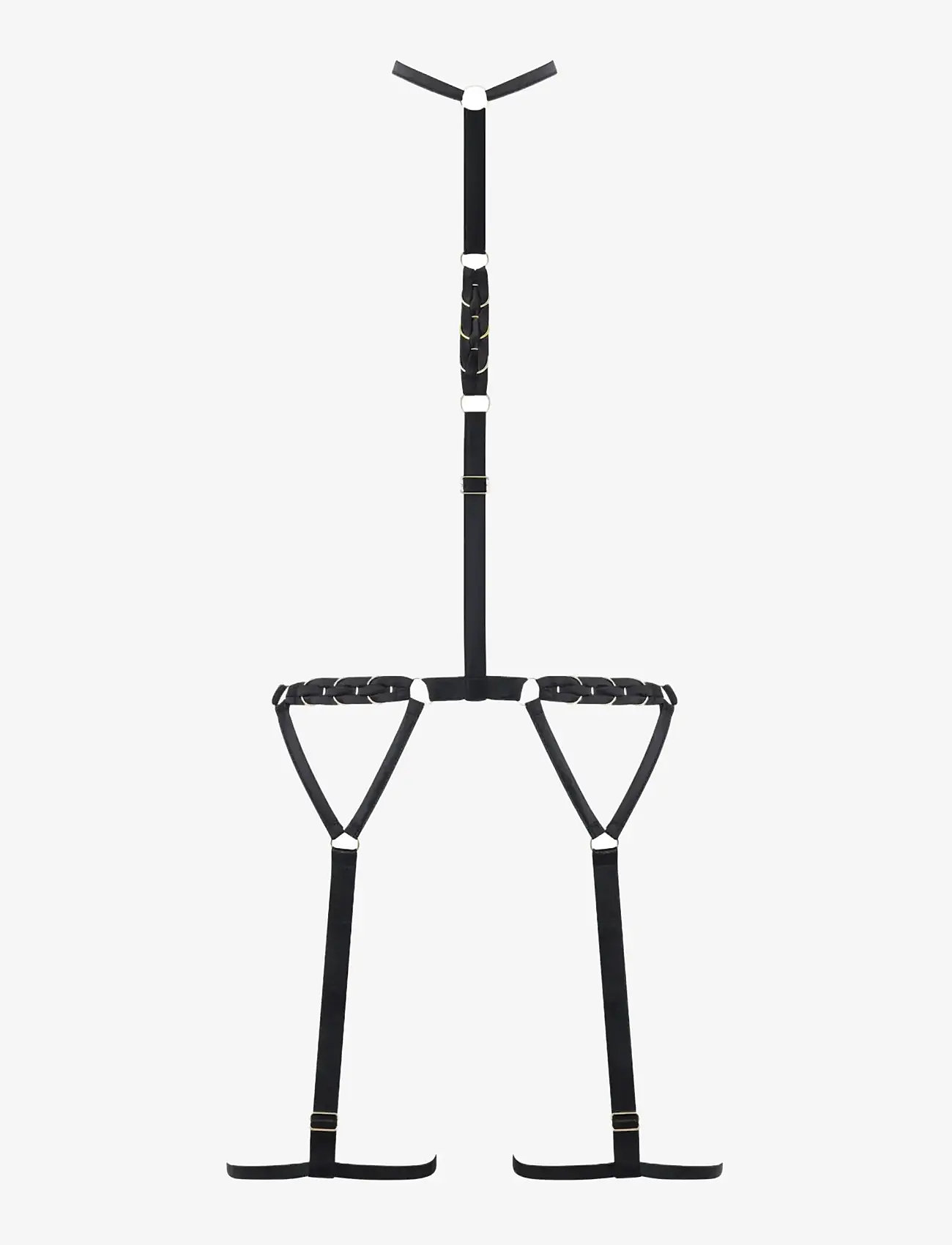 Bluebella - Suri Collar Thigh Harness - garter belts - black - 1