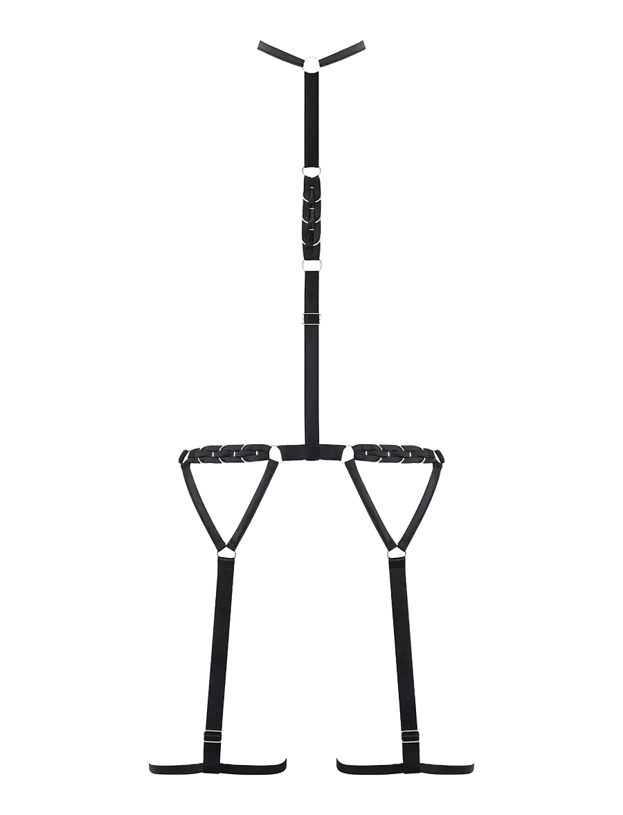 Bluebella - Suri Collar Thigh Harness - strumpebandshållare - black - 1