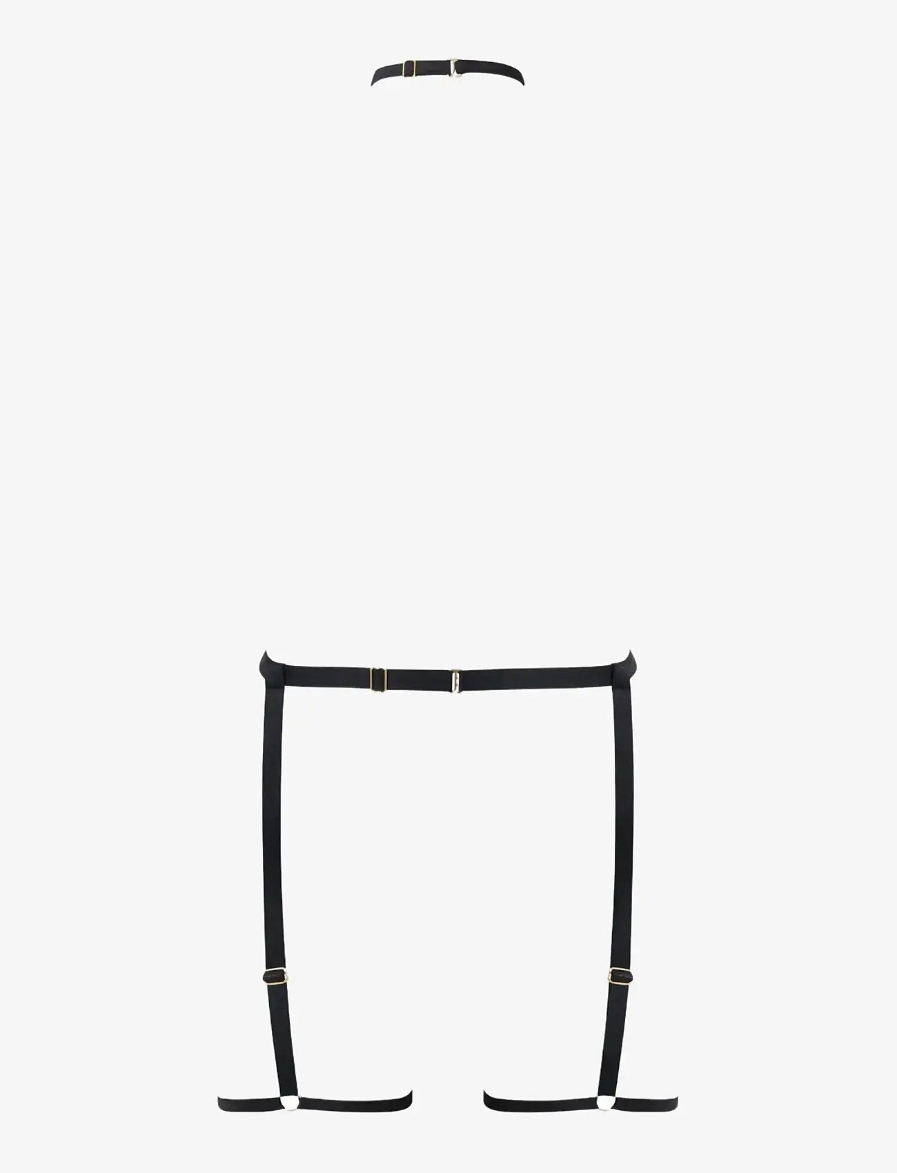 Bluebella - Suri Collar Thigh Harness - garter belts - black - 2