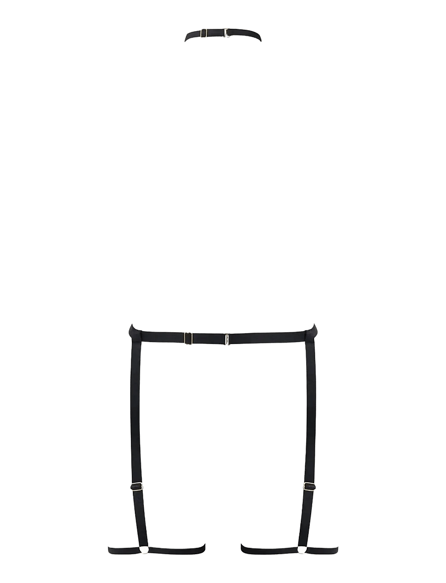 Bluebella - Suri Collar Thigh Harness - strumpebandshållare - black - 2
