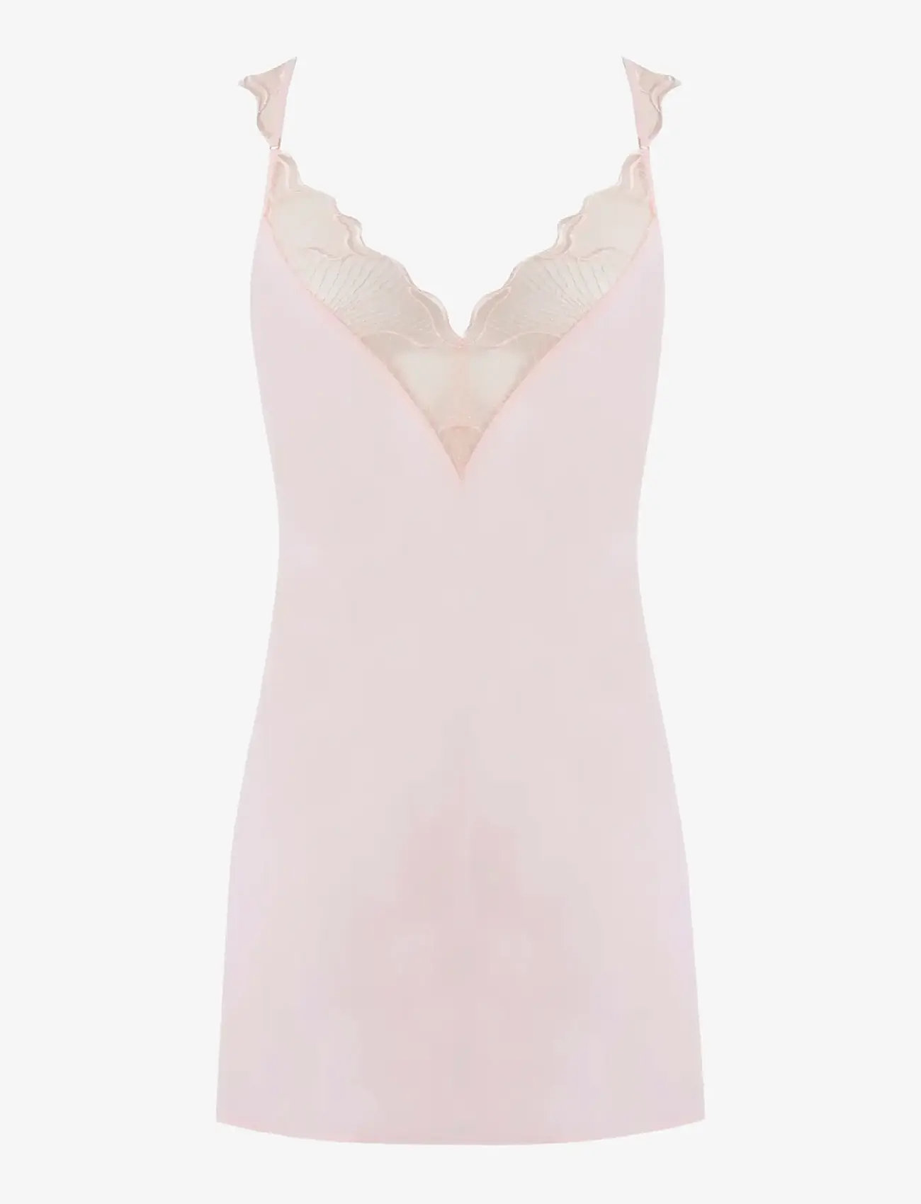 Bluebella - Marabel Short Chemise - natkjoler - pearl pink/sheer - 1