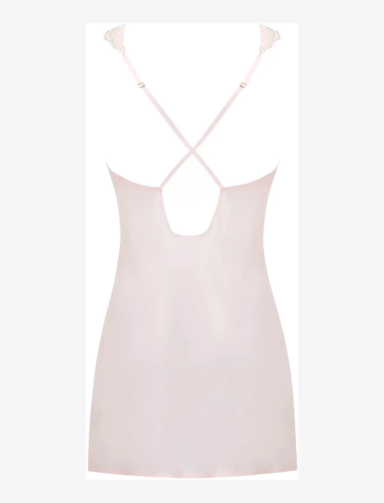 Bluebella - Marabel Short Chemise - natkjoler - pearl pink/sheer - 2