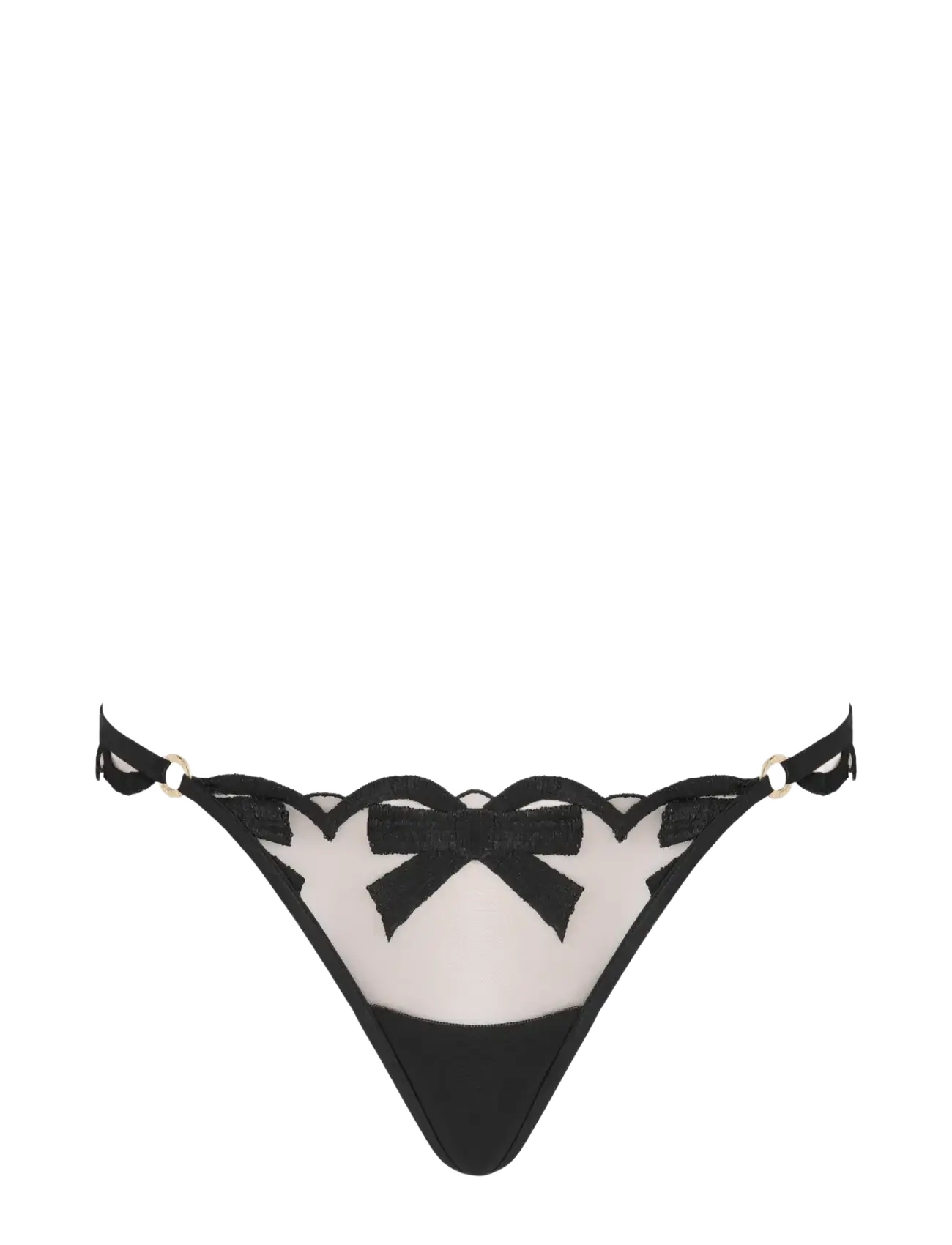 Bluebella Belle Thong - Apakšveļa - BLACK/SHEER / black