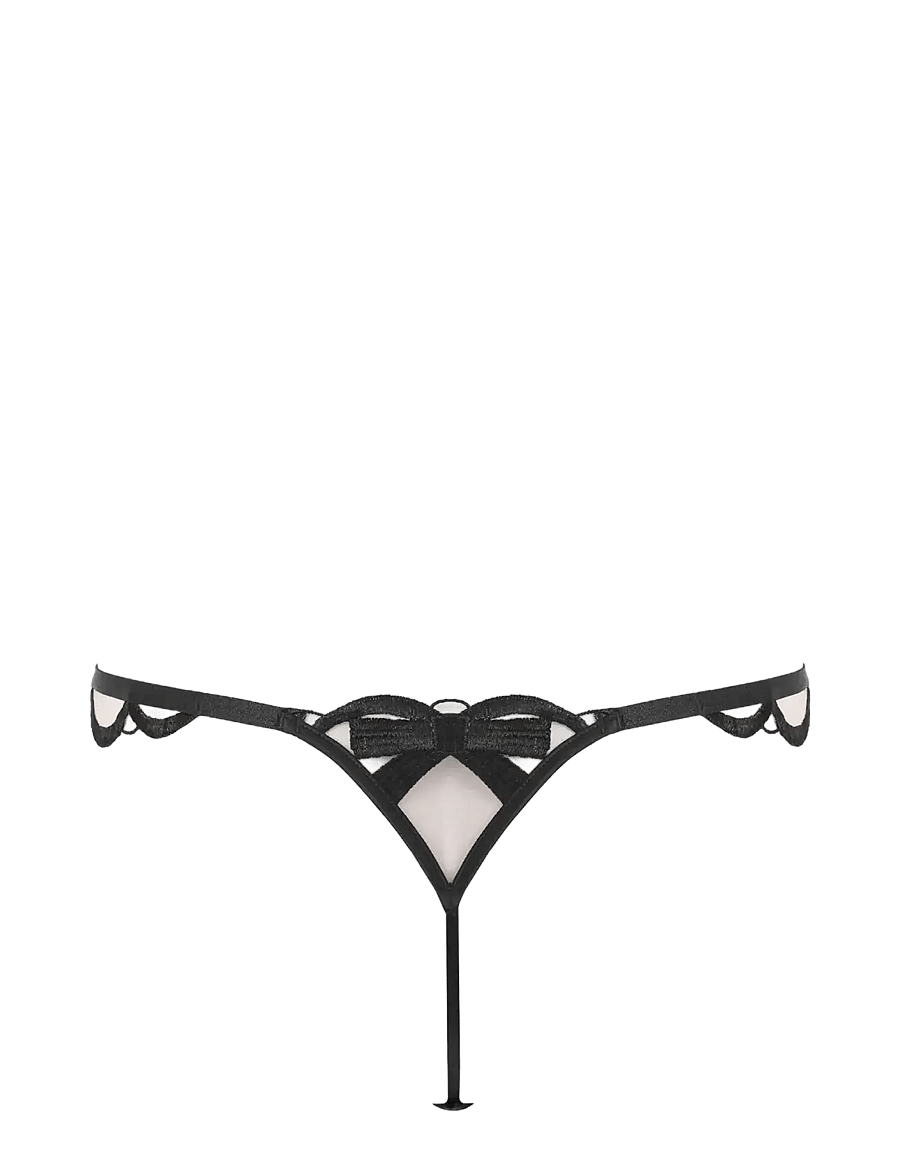 Bluebella - Belle Thong - stringtrusser - black/sheer - 2
