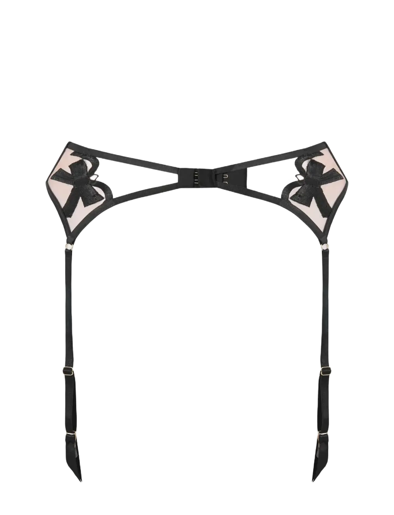 Bluebella - Belle Thigh Harness - sukahoidjad - black/sheer - 2