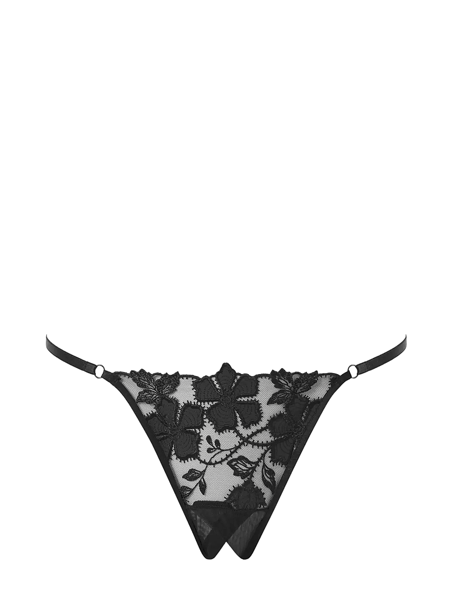 Bluebella - Alara Open Brief - stringu biksītes - black - 1