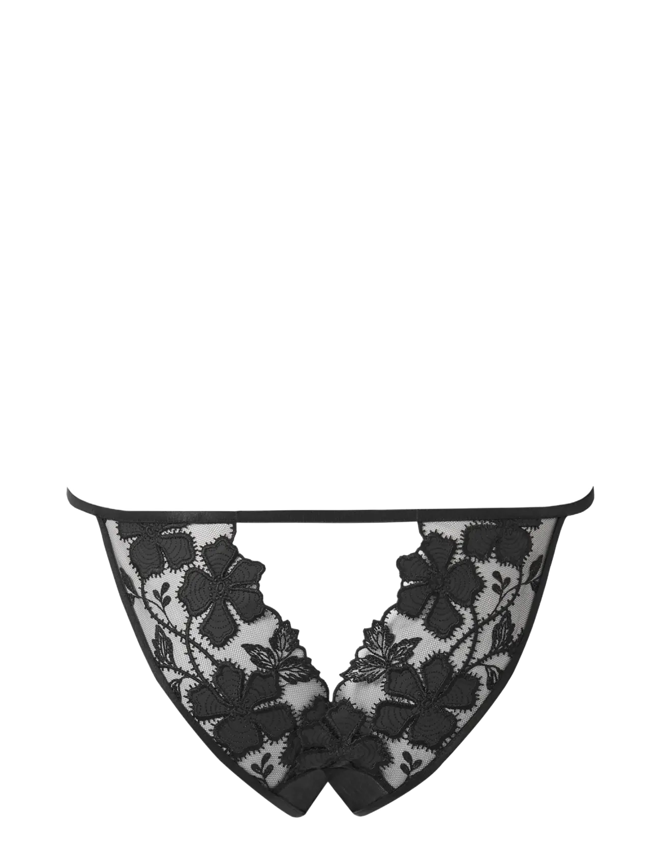 Bluebella - Alara Open Brief - stringu biksītes - black - 2