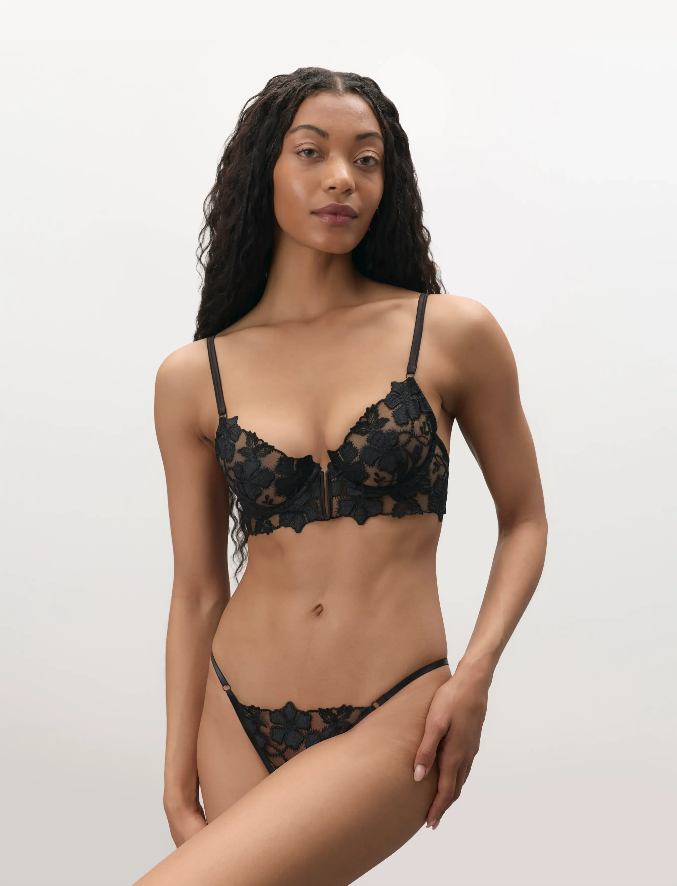 Bluebella - Alara Open Brief - stringu biksītes - black - 4