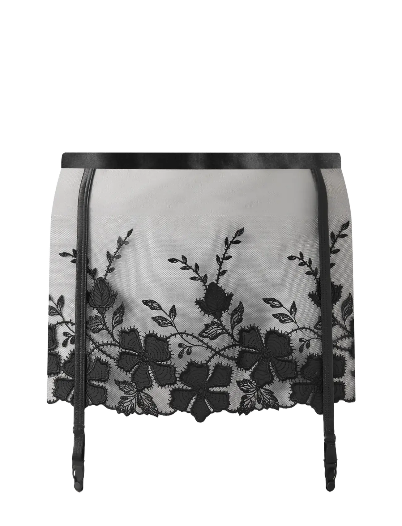 Bluebella Alara Skirt Suspender - Apakšveļa - BLACK / black