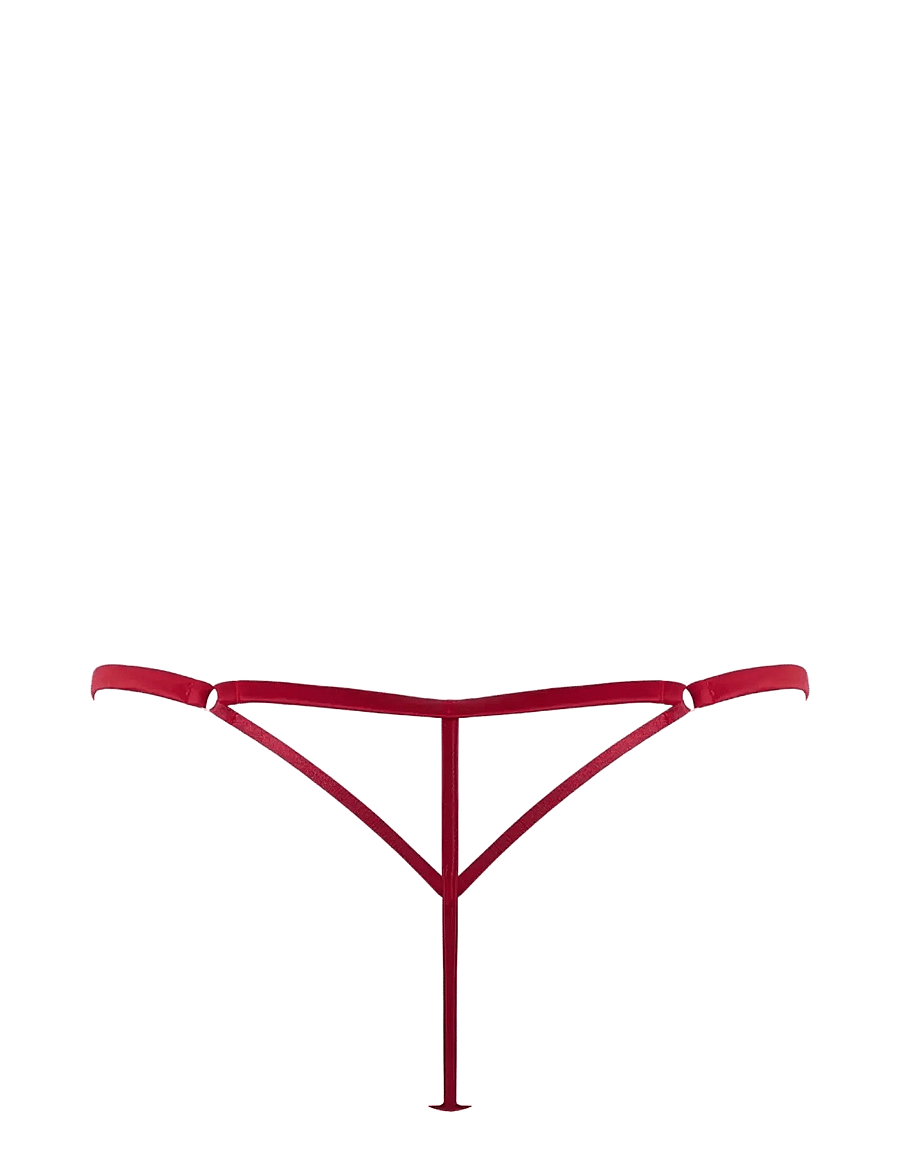 Bluebella - Rose Thong - stringtrusser - savvy red - 2