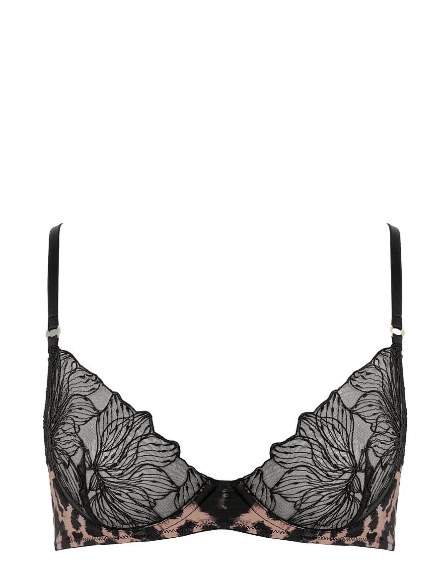 Bluebella - Nina Wired Bra - bøjle-bh’er - leopard/black - 1