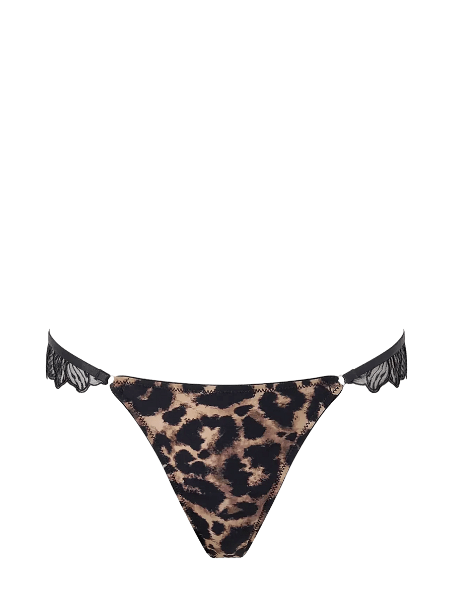 Bluebella - Nina Thong - strings - leopard/black - 1