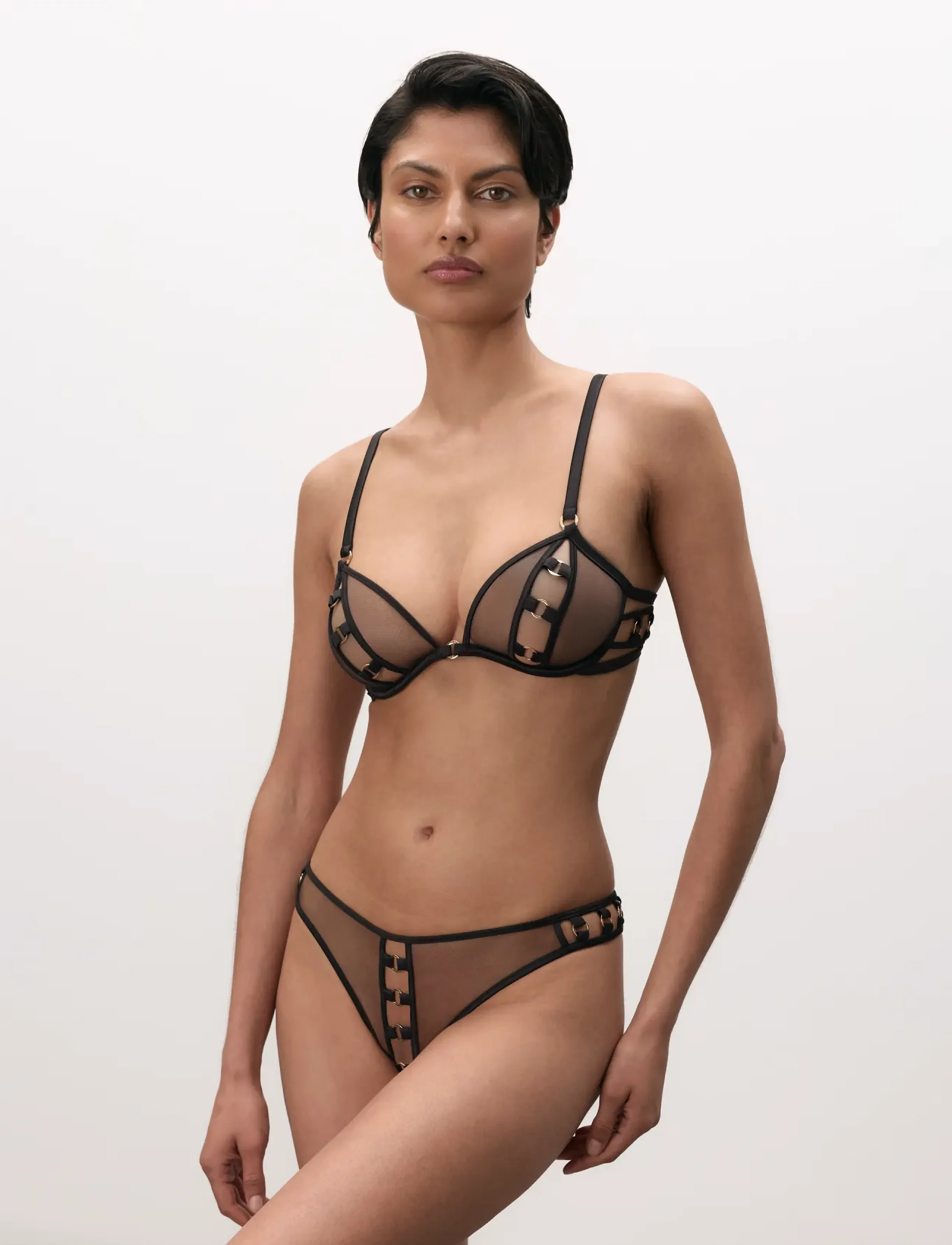 Bluebella Valeria Ouvert Brief - Bluebella - BLACK / black