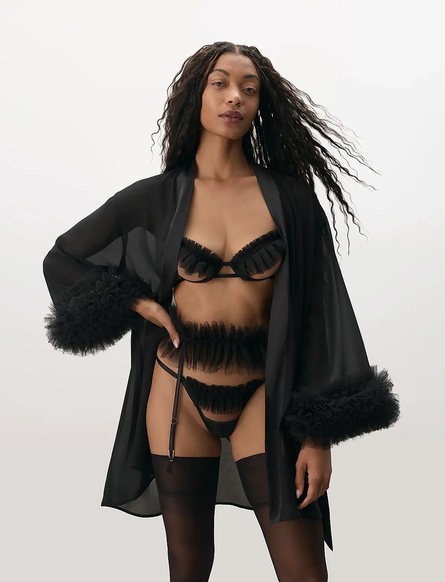 Bluebella - Kika Robe - morgenkåber - black - 0