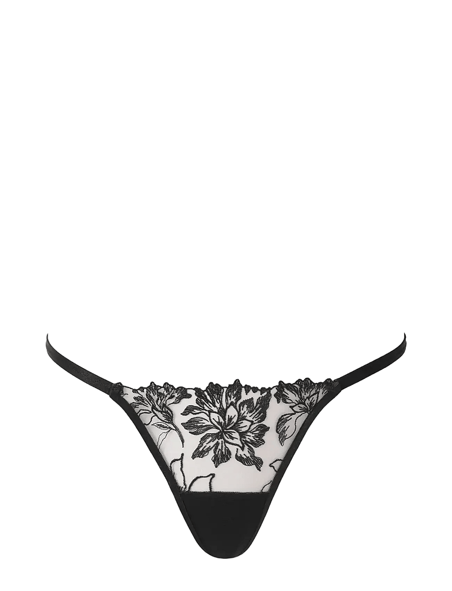Bluebella - Samara Thong - stringtrusser - black/sheer - 1