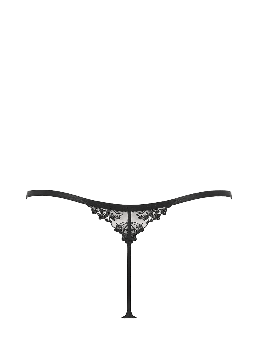 Bluebella - Samara Thong - stringtrusser - black/sheer - 2
