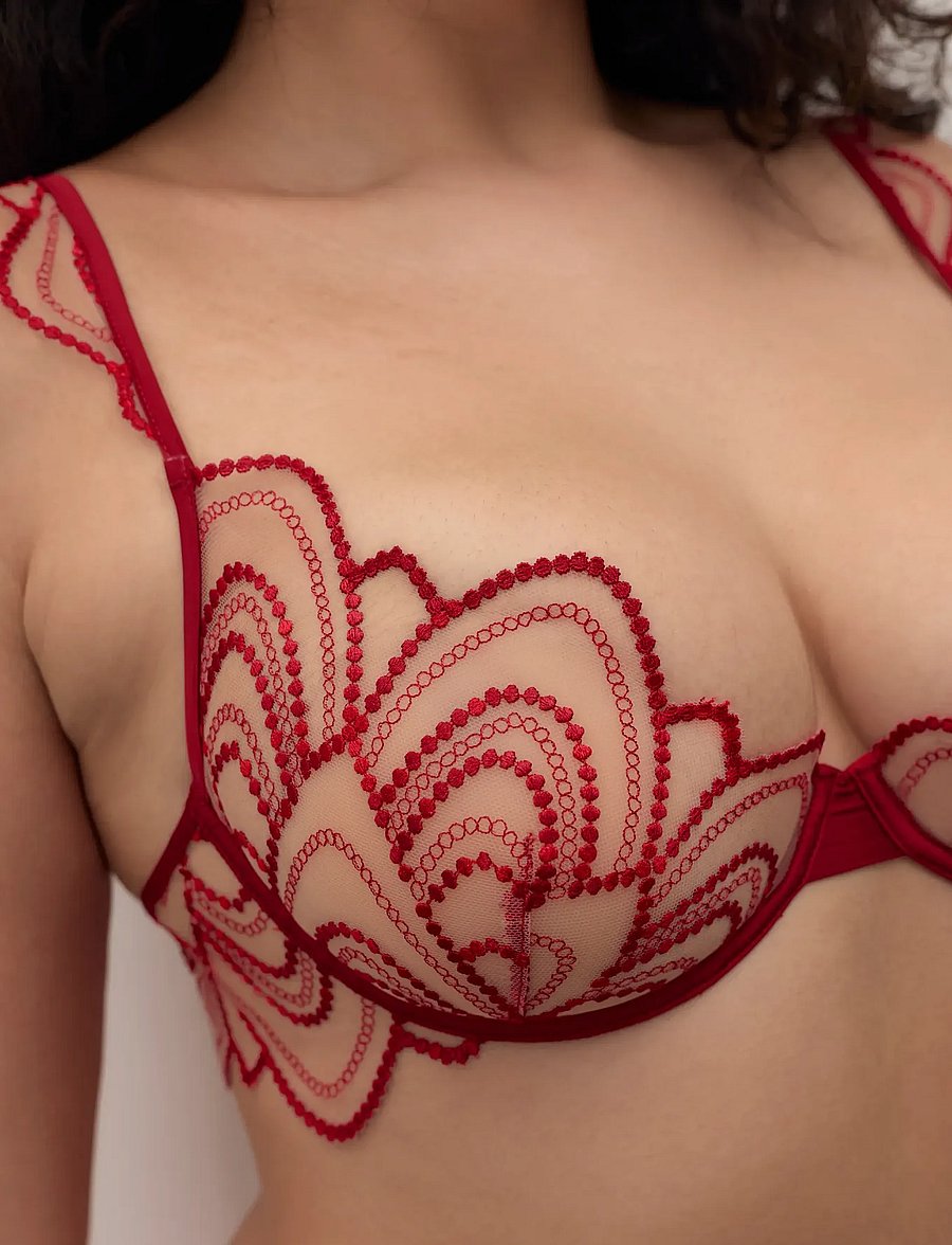 Bluebella - Soraya Wired Bra - beha's met beugels - savvy red/red/sheer - 5