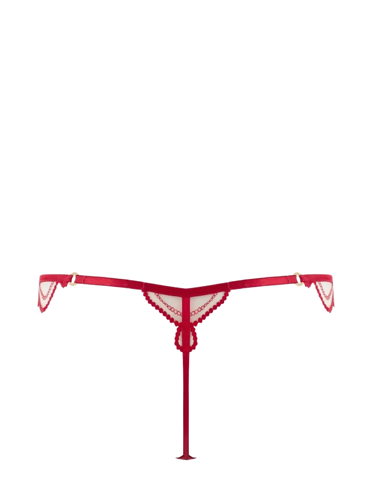 Bluebella - Soraya Thong - stringtrusser - savvy red/red/sheer - 2