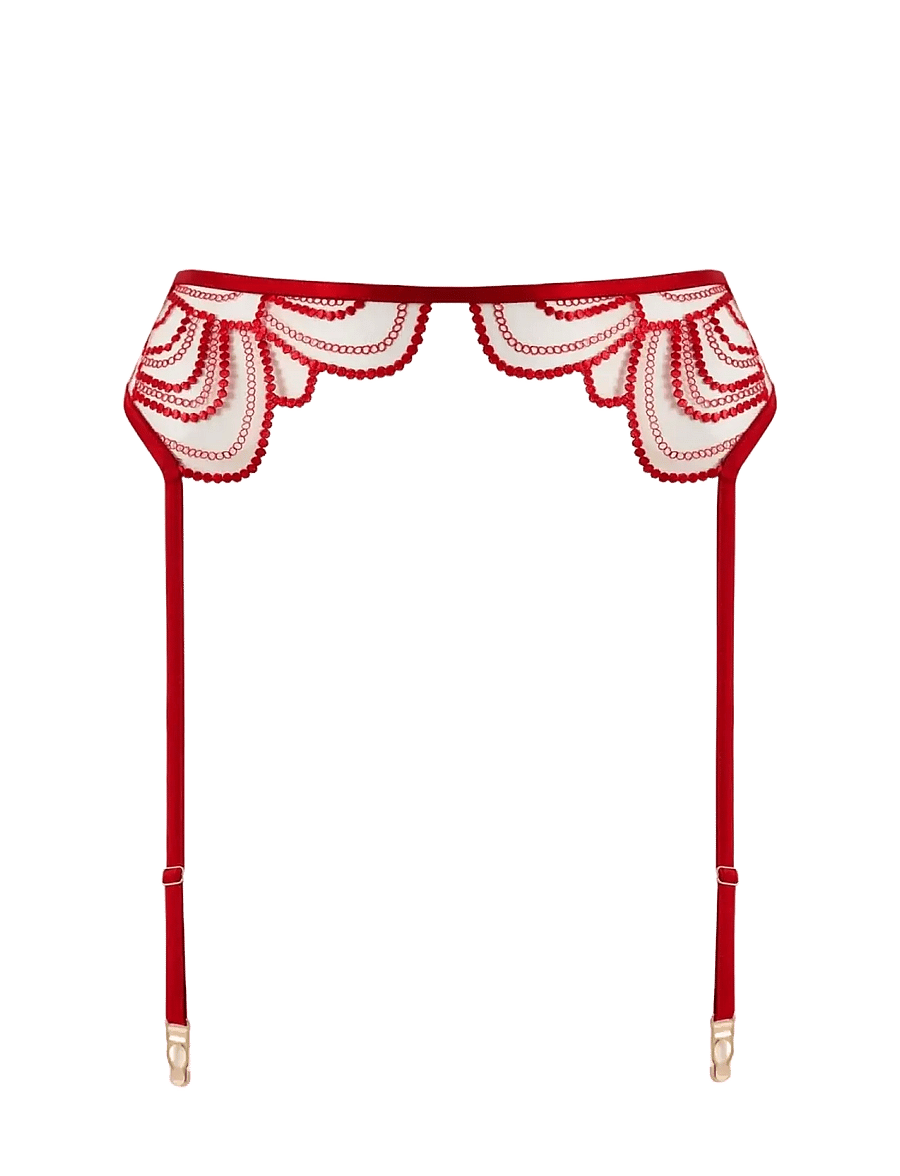 Bluebella - Soraya Suspender - strumpfhalter - savvy red/red/sheer - 1