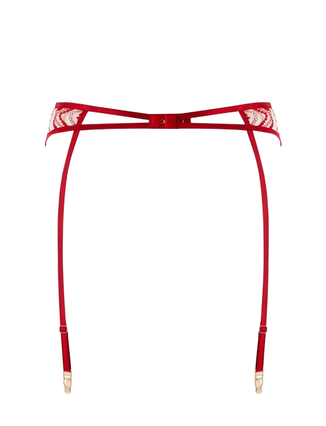 Bluebella - Soraya Suspender - sukahoidjad - savvy red/red/sheer - 2