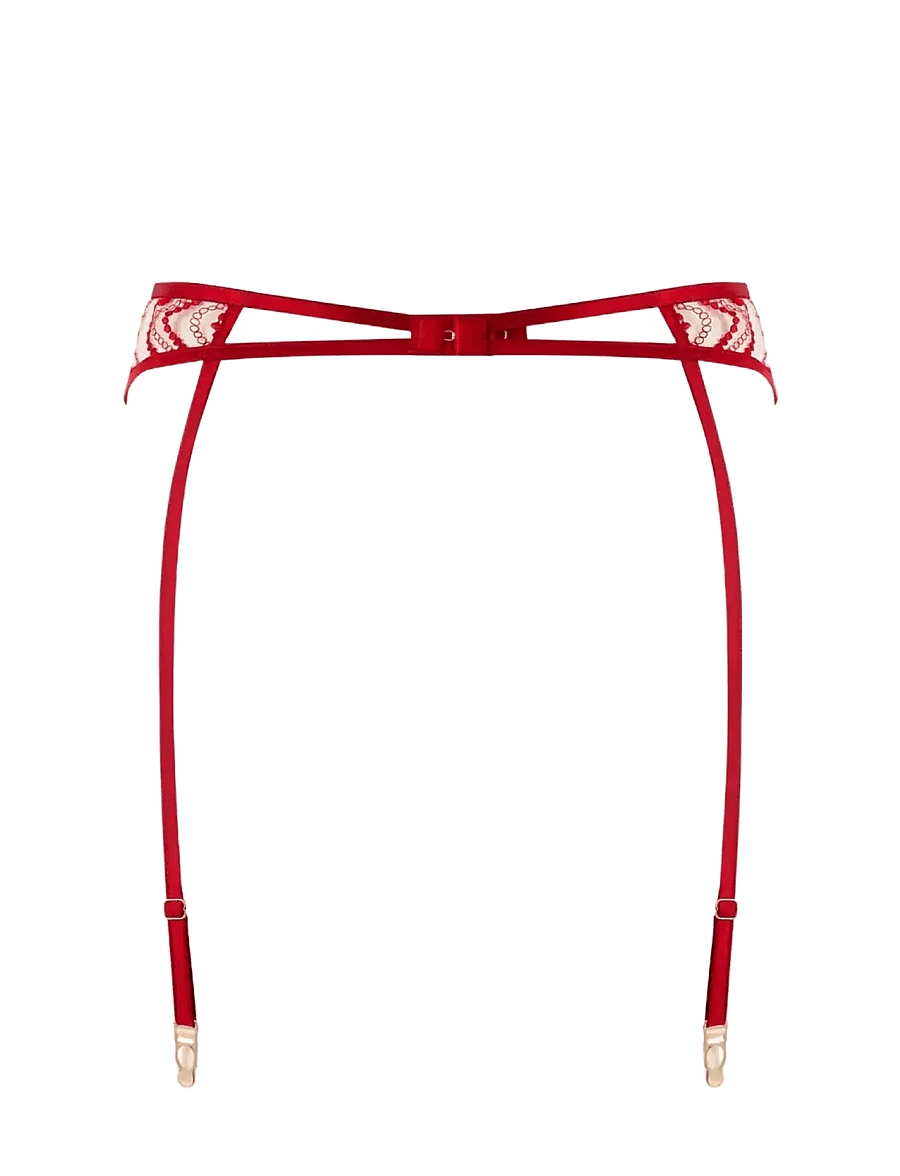 Bluebella - Soraya Suspender - strumpfhalter - savvy red/red/sheer - 2