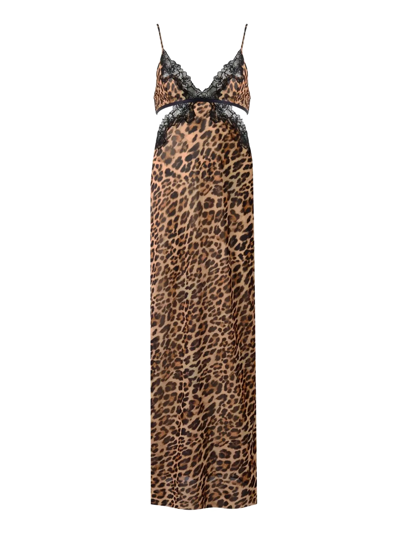 Bluebella Julianne Long Chemise - Natkjoler - LEOPARD/BLACK / multi