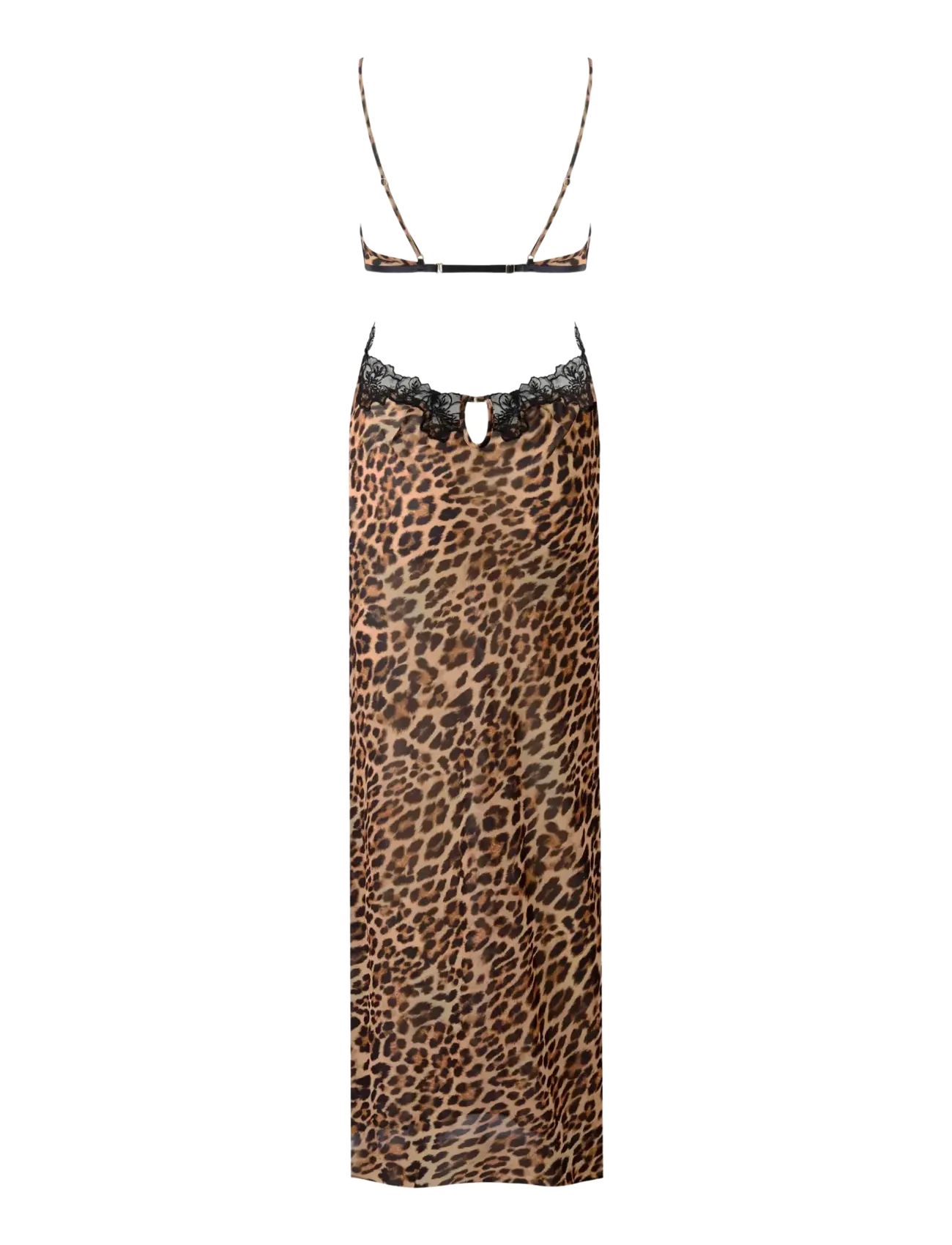 Bluebella - Julianne Long Chemise - leopard/black - 2