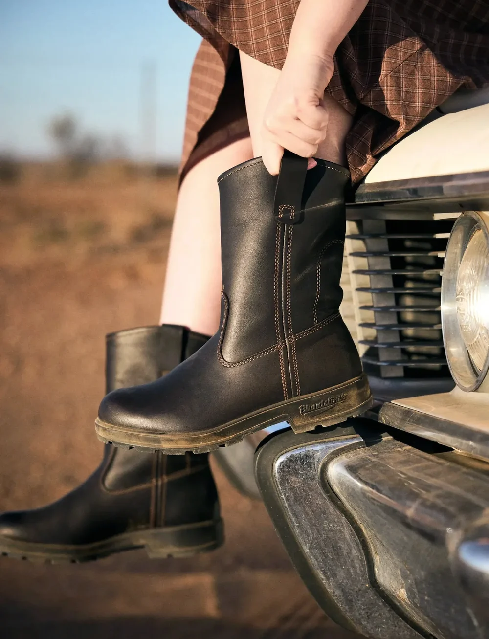 Blundstone - BL 2528 ORIGINALS RIGGER BOOT - kauboi saapad - claret - 0