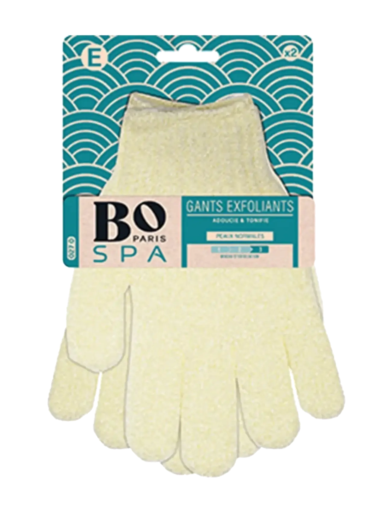 BO Paris Set Of Exfoliating Mitts, 2 pcs, Nude, Rengøringsmidler > Tilbehør, Dame