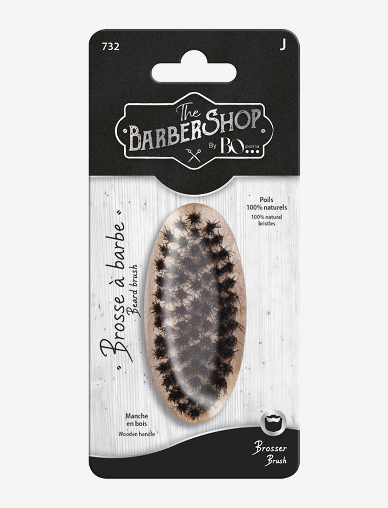  BO Paris - Beard brush - Šukos barzdai - clear - 0